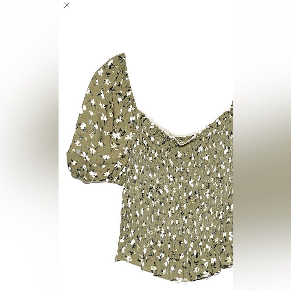 ZARA PRINT CROP TOP - Picture 8 of 8